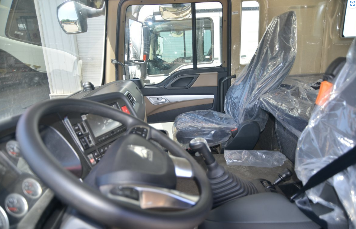 HOWO TX cab interior